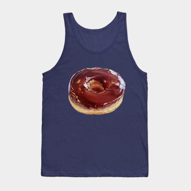 Chocolate Dip Donut Painting #2 (no background) Tank Top by EmilyBickell